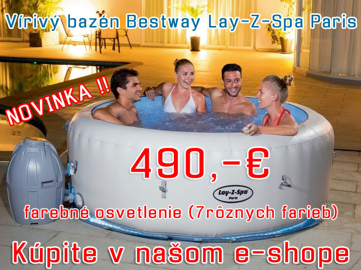 Vírivý bazén Bestway Lay-Z-Spa Paris